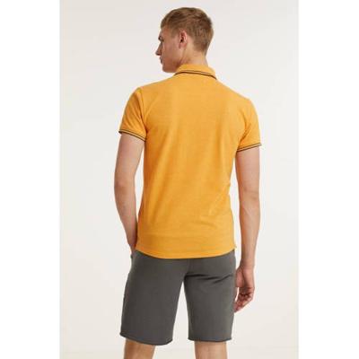 No Excess gemêleerde slim fit polo 190 sun No Excess gemêleerde slim fit polo 190 sun