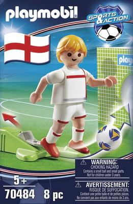 PLAYMOBIL voetbalspeler Engeland junior 8 delig PLAYMOBIL voetbalspeler Engeland junior 8 delig