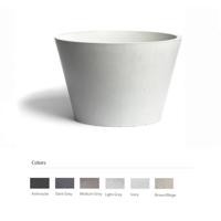 Opzet Wastafel Urbi et Orbi Circum Beton 38x26 cm Ivoor - thumbnail