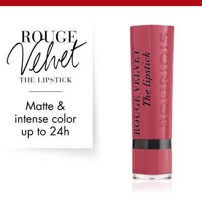 Bourjois Rouge velvet lipstick 2,4 g 03 Hyppink Chic Mat Bourjois Rouge velvet lipstick 2,4 g 03 Hyppink Chic Mat