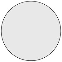 VidaXL Wandspiegel rond ø60 cm zwart - thumbnail