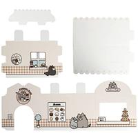 Pusheen Catfé Doe-Het-Zelf 100% Karton Kat Speelhuisje - thumbnail