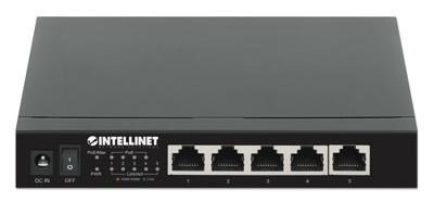 Intellinet 561921 Ethernet Switch Poe+ 5 aansluitingen 2,5G zwart