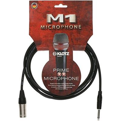 Klotz M1MP1K1000 microfoonkabel 3p male XLR - 2p 6.35mm jack 10m