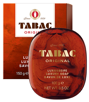 Tabac Original badzeep in plastic doosje 100 Gram Tabac Original badzeep in plastic doosje 100 Gram