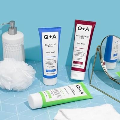 Q+A Hyaluronic Acid Body Wash Apple Avocado