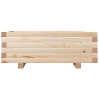 VidaXL Plantenbak 70x40x26,5 cm massief grenenhout