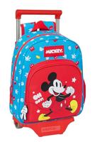 Schoolrugzak met Wielen Mickey Mouse Clubhouse Fantastic Blauw Rood 28 x 34 x 10 cm - thumbnail