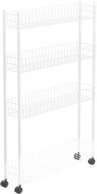 Metaltex fino opbergrek 4 etages 58x16x95 cm wit Metaltex fino opbergrek 4 etages 58x16x95 cm wit