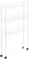 Metaltex fino opbergrek 4 etages 58x16x95 cm wit - thumbnail