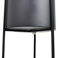 LOFT42 Joy Plantenbak Rond - Metaal - Mat Zwart - thumbnail