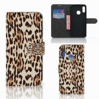 Honor 10 Lite | Telefoonhoesje | Met pasjeshouder | Leopard - thumbnail