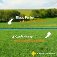 Gallagher TurboLine kunststofdraad blauw 1000m - 072477 072477 - thumbnail