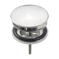 Clou Wash Me Afvoerplug Met Afdekkap Chroom 6.5x9.4cm - thumbnail