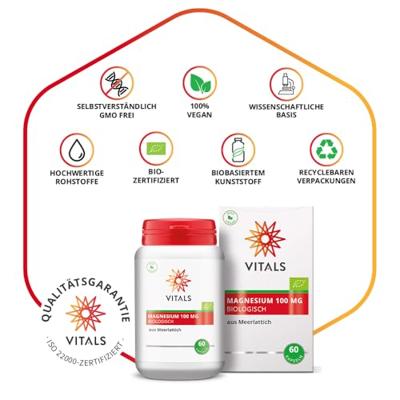 Magnesium biologisch - 60 Tabletten - thumbnail