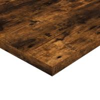 Wandschappen 4 st 40x30x1,5 cm bewerkt hout gerookt eikenkleur - thumbnail