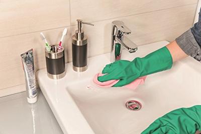 Vileda Dermo Plus “L” Handschoenen Groen Katoen, Nitril