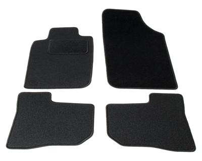 Automatten op maat - zwart stof - Peugeot 206 Plus 2009-2012