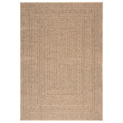 VidaXL Vloerkleed zizur binnen en buiten 140x200 cm jute look - thumbnail