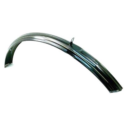 voorspatbord 28 inch staal zwart/goud