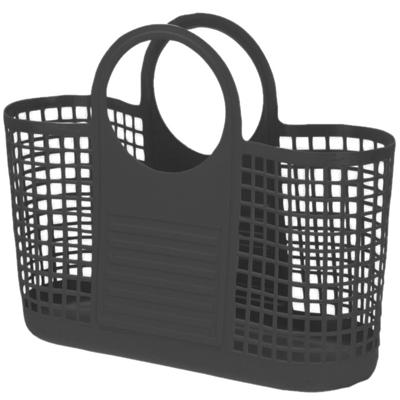 Flexibele was tas kunststof zwart 59 x 20 x 43 cm - Wasmanden