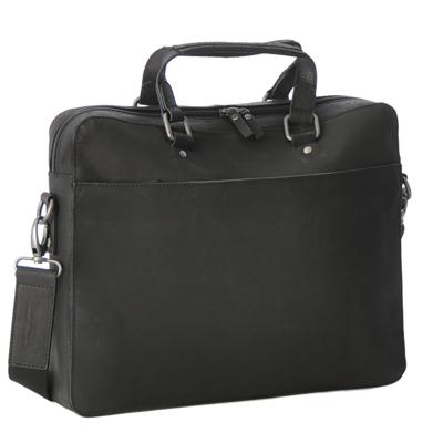Leonhard Heyden Dakota Briefcase 1 Compartment black2 Leonhard Heyden Dakota Briefcase 1 Compartment black2