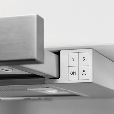 AEG DPB3622S Afzuigkap geïntegreerd Grijs