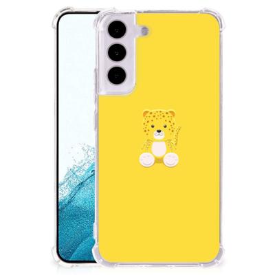 Samsung Galaxy S22 Stevig | Bumper Hoesje | Baby Leopard