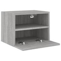 Tv-wandmeubels 2 st 40x30x30 cm bewerkt hout grijs sonoma - thumbnail