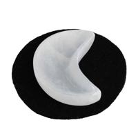 Edelsteen Seleniet Maan Oplaadsteen Schaal 10 cm - thumbnail