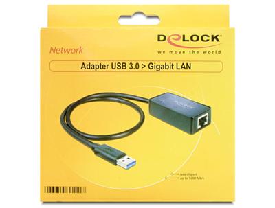 Delock 62121 Adapter USB 3.0 > Gigabit LAN 10/100/1000 Mbps
