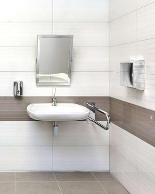 Badkamer kantelspiegel Sapho 40x60 RVS Sapho