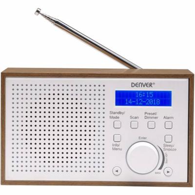 Denver DAB-46 Radio DAB+, VHF (FM) Wit