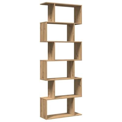 Kamerscherm / boekenkast 6-laags 70x24x193 cm hout artisanaal Kamerscherm / boekenkast 6-laags 70x24x193 cm hout artisanaal