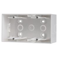 Busch-Jaeger 1702-914 Opbouwbehuizing Accessoire 2-voudig Busch-balance SI Alpine-wit 1 stuk(s) - thumbnail