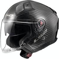 LS2 jethelm "of603 infinity ii carbon solid" helmet of603 infi. ii carbon solid 3xl - thumbnail