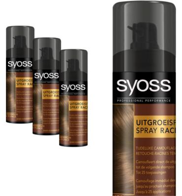 Syoss Uitgroeispray Donkerbruin