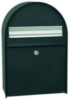 Brievenbus Amber 400 zwart - thumbnail