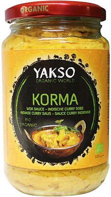 Yakso Roerbaksaus korma bio 350 Gram