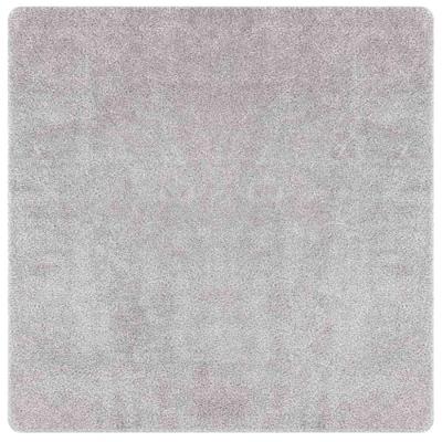 Antislip Shaggy Tapijt Grijs 200 x 200 cm PP
