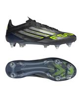 adidas F50 Elite IJzeren-Nop Voetbalschoenen (SG) Zwart Zilver Neongeel - thumbnail