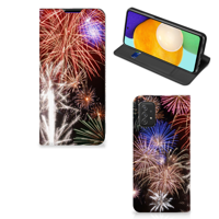 Samsung Galaxy A03s Hippe | Standcase | Vuurwerk - thumbnail