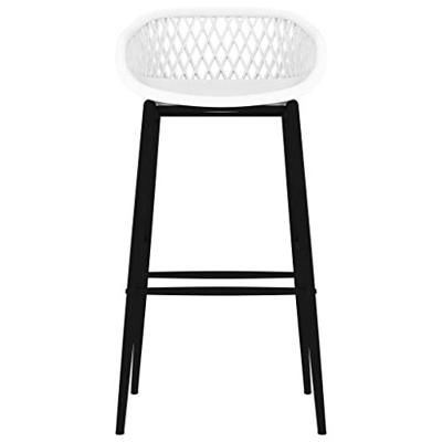 Barstoelen 2 st wit Barstoelen 2 st wit