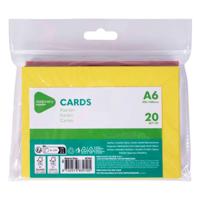 Gekleurde Kaarten A6, 20st. - thumbnail