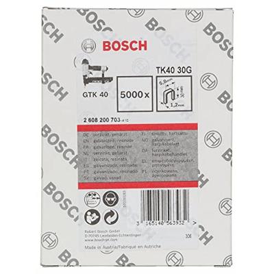 Bosch Accessories 2608200703 Nieten met smalle rug 5000 stuk(s) Afm. (l x b) 30 mm x 5.8 mm Bosch Accessories 2608200703 Nieten met smalle rug 5000 stuk(s) Afm. (l x b) 30 mm x 5.8 mm