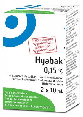 Hyabak Oogdruppels duopack 2 Stuks