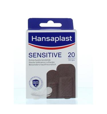Hansaplast Sensitive skintone medium dark 20 Stuks Hansaplast Sensitive skintone medium dark 20 Stuks