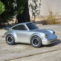 Baghera Speelgoedauto Porsche 911 Zilver - thumbnail