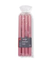 HEMA Lange huishoudkaarsen Ø2.2x29 - 12 stuks oudroze (oudroze) - thumbnail