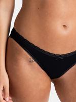 3-pack dames onderbroeken katoen - Basic Naomi slips - Zwart - thumbnail